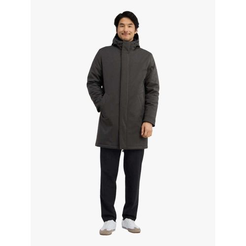Manteau Parka imperméable à capuche kaki - Eden Park - Modalova