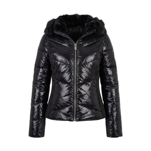 Veste Piumino Donna bitessuto con pelliccia - Yes Zee - Modalova