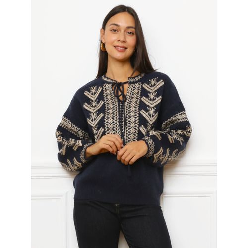 Pull Pulls - Bleu Marine - La Modeuse - Modalova