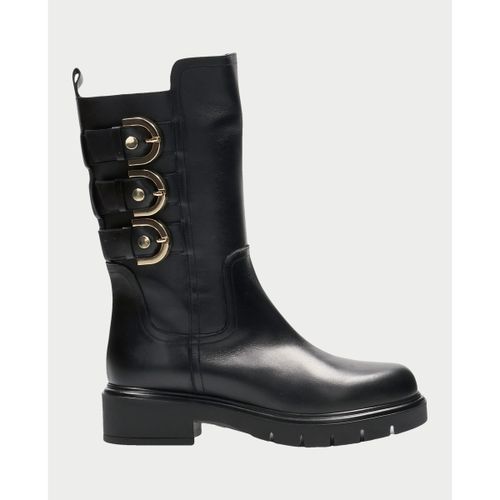 Bottes Bottes en cuir avec zip latéral - Albano - Modalova