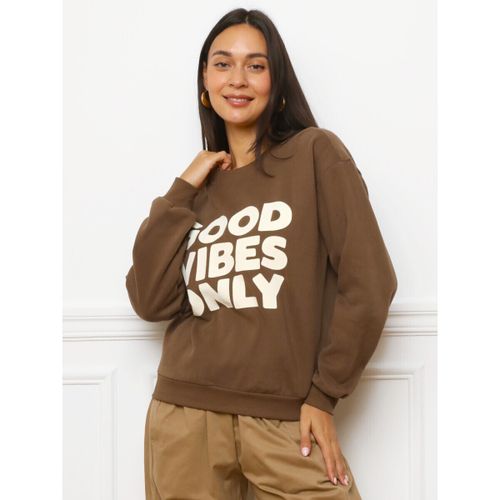 Sweatshirts Sweat-shirts - Marron - La Modeuse - Modalova