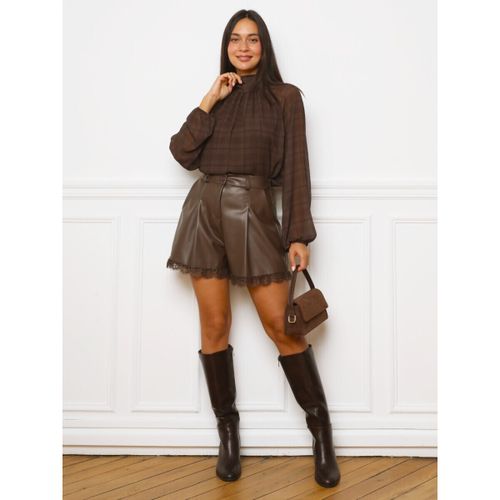 Short Shorts - Marron - La Modeuse - Modalova