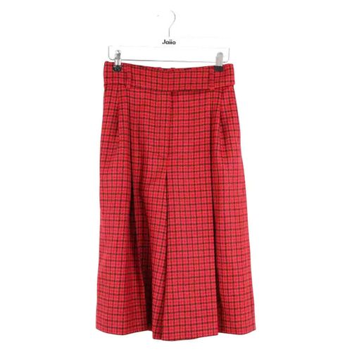 Pantalons large Bermuda rouge - Alexandre Vauthier - Modalova