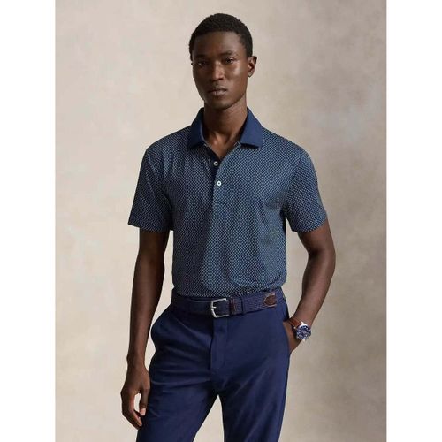 T-shirt Polo ajusté à motifs RLX marine - Ralph Lauren - Modalova