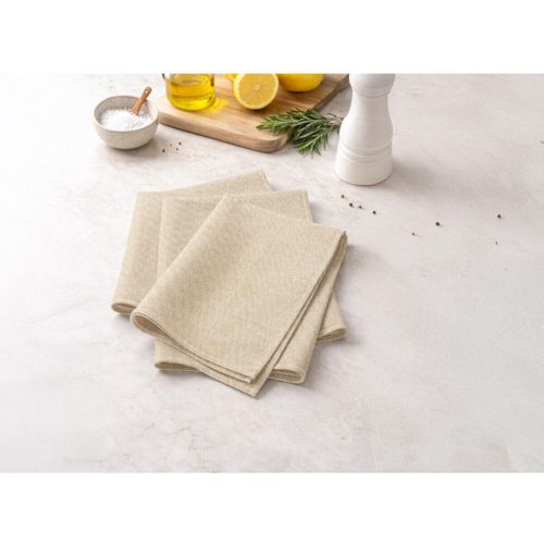 Serviettes de table Chambray - Soleil D'Ocre - Modalova