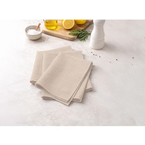 Serviettes de table Chambray - Soleil D'Ocre - Modalova