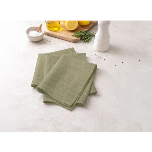Serviettes de table Chambray - Soleil D'Ocre - Modalova