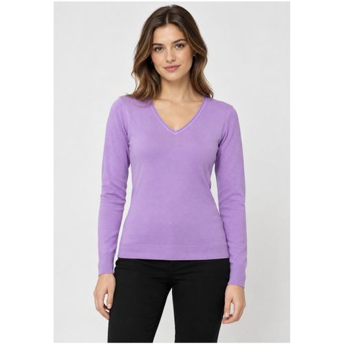 Pull Kebello Pull col v F, Violet - Kebello - Modalova