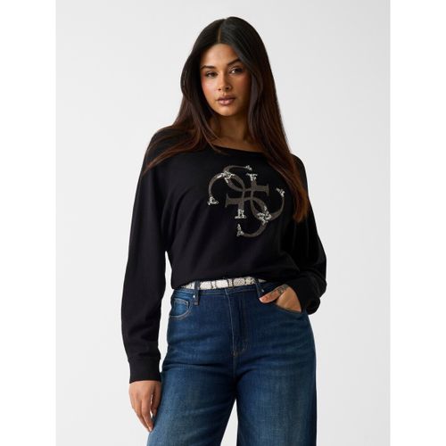 Sweat-shirt Bat Sleeve Gemma Logo Swtr - Guess - Modalova
