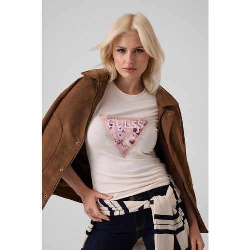 T-shirt Ss Cn Cosmos Canvas Triangle T - Guess - Modalova