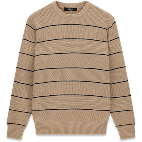 Sweat-shirt Norval Cn Stitched Stripes Swt - Guess - Modalova