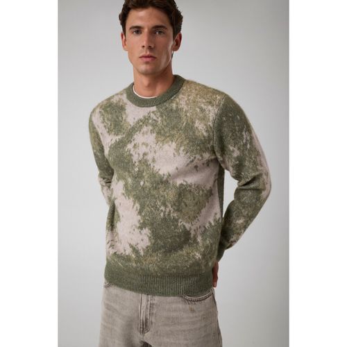 Sweat-shirt Nevil Cn Abstract Jacquard Swt - Guess - Modalova