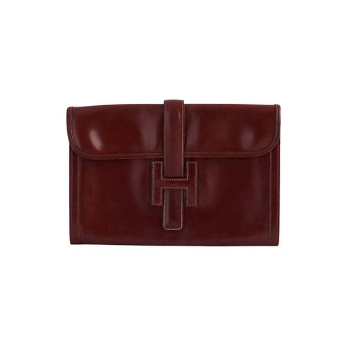 Pochette Pochette Jige bordeaux - Hermès Paris - Modalova