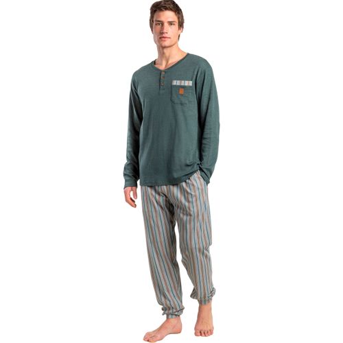 Ensembles de pyjama Pyjama pantalon polo manches longues Caribou - Admas - Modalova