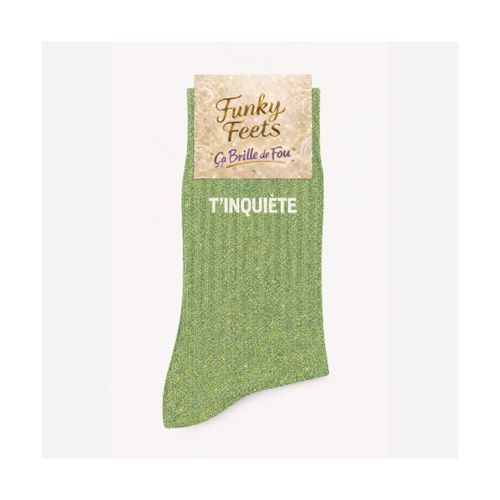 Chaussettes Chaussettes à Paillettes - T'inquiète - Funkyfeets - Modalova