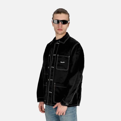 Blouson Giacca Workwear Uomo Contrast Nylon Chore Jacket Black - Huf - Modalova