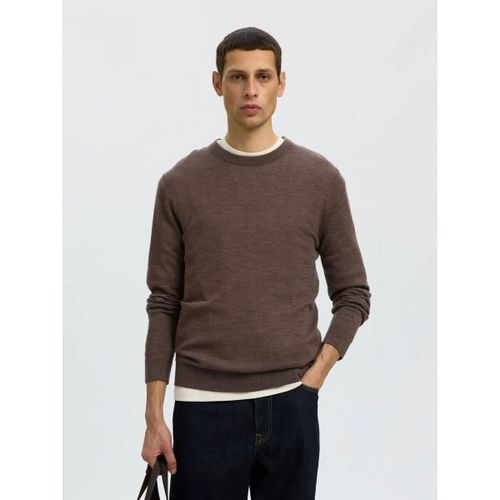 Pull 16094647 TRAY MERINO CREW.-DELICIOSO - Selected - Modalova