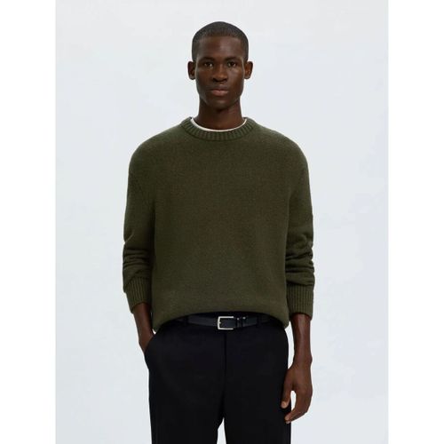 Pull 16101405 ALEX-DARK GREEN - Selected - Modalova