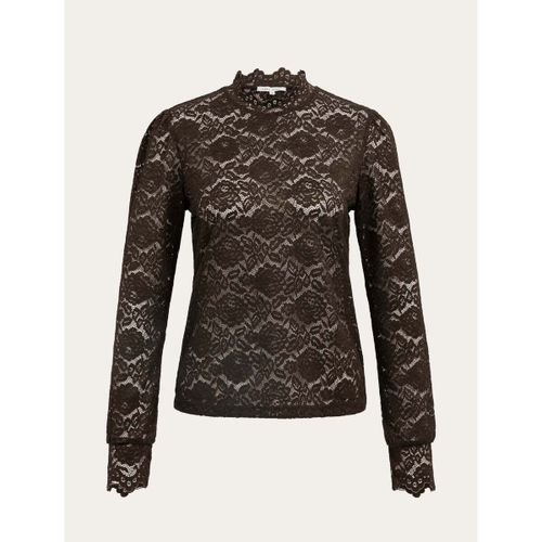 Blouses Yaya Dentelle Col Montant - Yaya - Modalova
