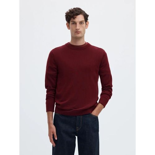 Pull 16094647 TRAY MERINO CREW.-TAWNY PORT - Selected - Modalova
