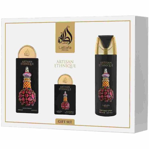 Eau de parfum Coffret cadeau Artisan Ethnique (3pièces) - Lattafa Pride - Modalova