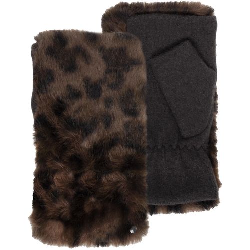Gants Mitaines fausse fourrure et laine doublé micro-fourrure - Isotoner - Modalova