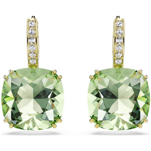 Boucles oreilles Boucles d'oreilles Millenia vertes taille coussin - Swarovski - Modalova