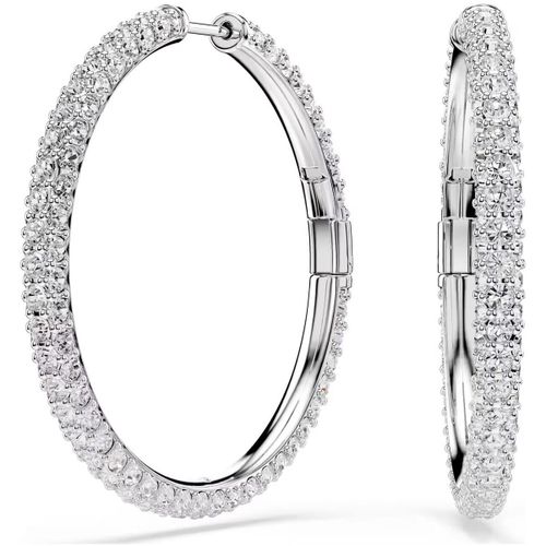 Boucles oreilles Créoles Dextera - Swarovski - Modalova