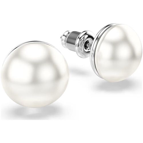 Boucles oreilles Clous d'oreilles Matrix perle de cristal - Swarovski - Modalova