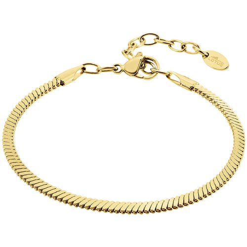 Bracelets Bracelet Style maille plate doré - Lotus - Modalova