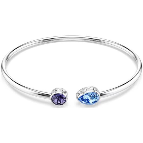 Bracelets Bracelet jonc ouvert Chroma flexible bleu et violet - Swarovski - Modalova