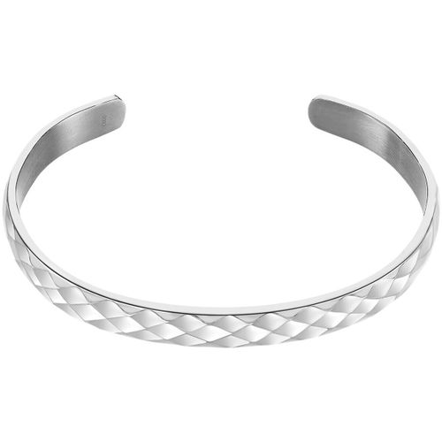 Bracelets Jonc style Pulsera acier diamanté - Lotus - Modalova