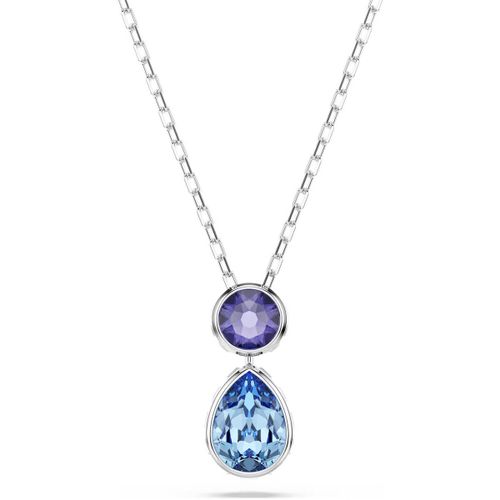 Collier Collier réversible Chroma bleu - Swarovski - Modalova