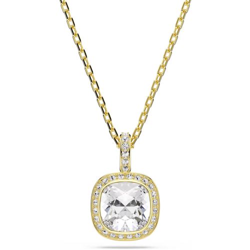 Collier Pendentif Una Angelic doré taille coussin - Swarovski - Modalova