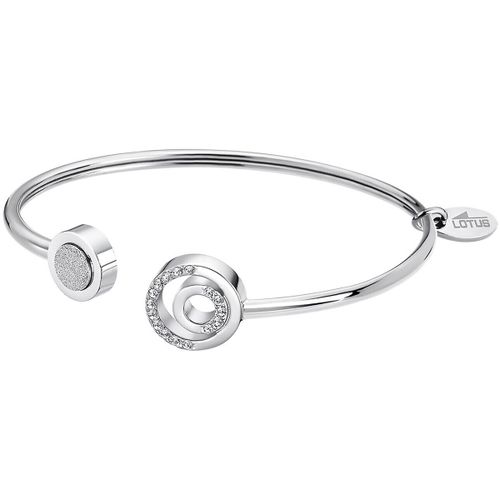 Bracelets Bracelet jonc Style acier zirconium - Lotus - Modalova