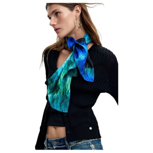 Echarpe Foulard POMPON CARRE LACROIX - Desigual - Modalova