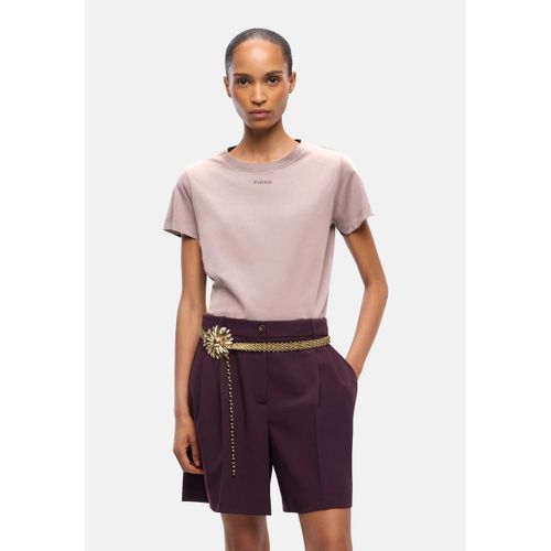 T-shirt BASICO T-SHIRT JERSEY LOGO GOMMATO - Pinko - Modalova