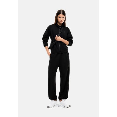 Veste FELPA CAPPUCCIO CON ZIP - Emporio Armani EA7 - Modalova