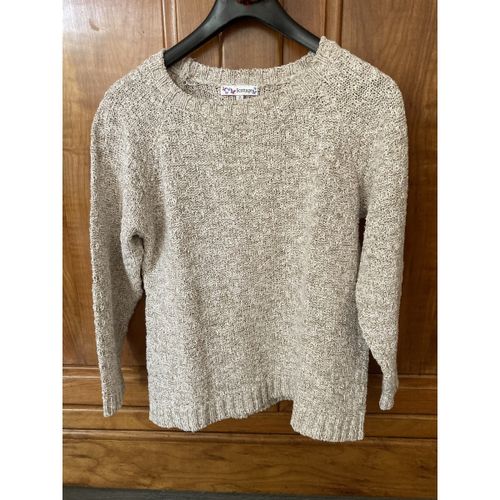 Pull Pull beige avec fils brillants - Scottage - Modalova