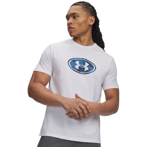 T-shirt Ua Lockertag Print Ss - Under Armour - Modalova