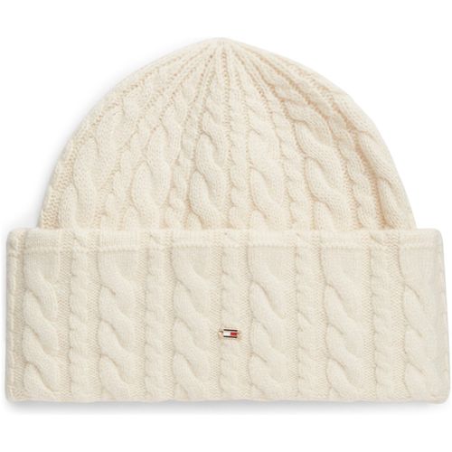 Bonnet Enamel Flag Cable Beanie - Tommy Hilfiger - Modalova