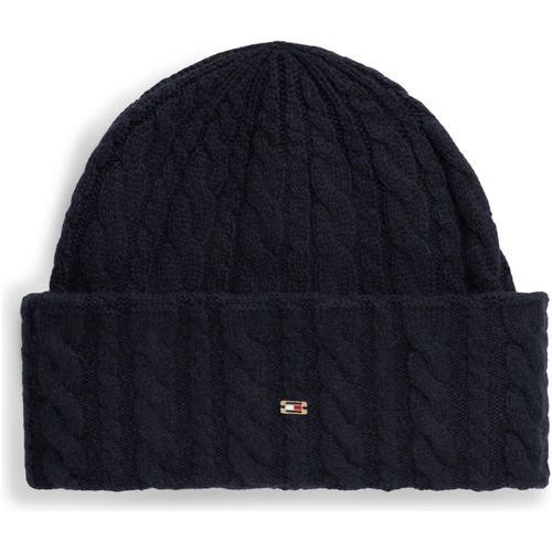 Bonnet Enamel Flag Cable Beanie - Tommy Hilfiger - Modalova