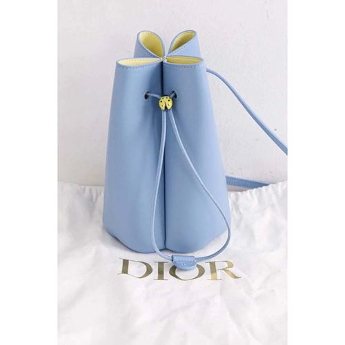 Sac à main Mini sac Mini sac seau Petit Trèfle bleu - Dior - Modalova