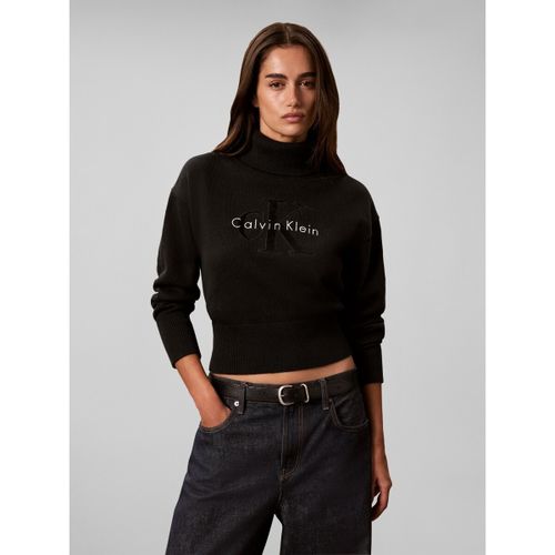 Sweat-shirt Ls Logo Tneck Pullov - Calvin Klein Jeans - Modalova