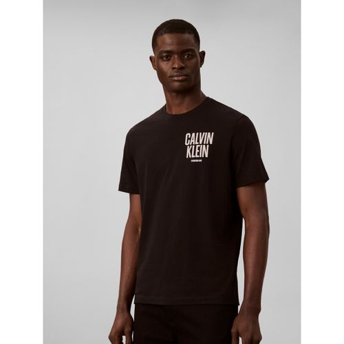 T-shirt Ss 30S Eu Block Font - Calvin Klein Jeans - Modalova