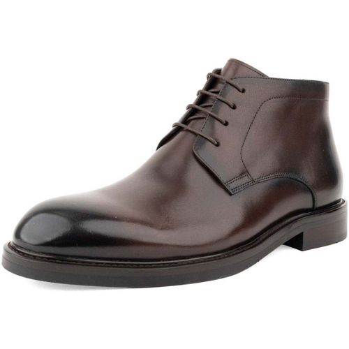 Boots coffee elegant closed booties - Alberto Gozzi - Modalova
