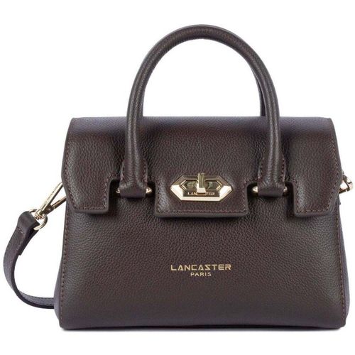 Sac à main Sac à main A rabat avec fermoir Mini Milano Cosmos Marron Foncé - LANCASTER - Modalova