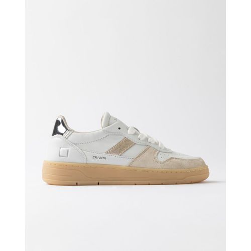 Baskets W451-C2-VN-WH COURT 2.0 VINTAGE-WHITE - D.A.T.E. - Modalova
