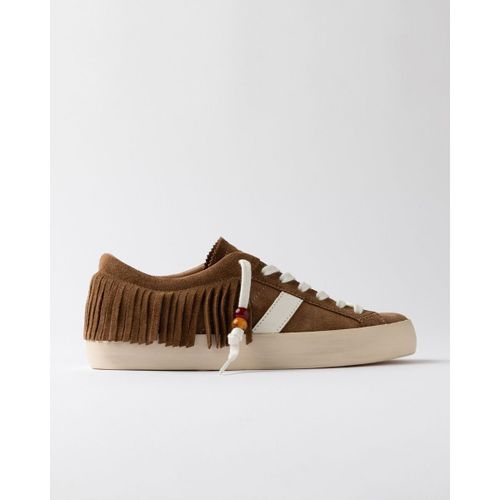 Baskets basses W451-HL-FR-CU HILL LOW FRINGED-CUOIO - D.A.T.E. - Modalova