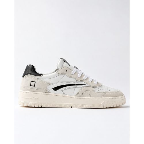Baskets basses M451-TP-CA-WB TORNEO PURE CALF-WHITE BLACK - D.A.T.E. - Modalova